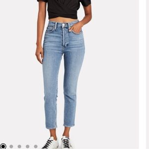 RE/DONE
High-Rise Ankle Crop Jeans. Size 26 excellent condition